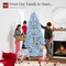 Best Choice Products Artificial Christmas Tree, Premium Unlit Pine Design, Dense Branches w/Easy Assembly - Baby Blue